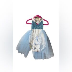 Belle Threads Cinderella Romper W/matching Tutu Wrap. 2/3t. Excellent Condition